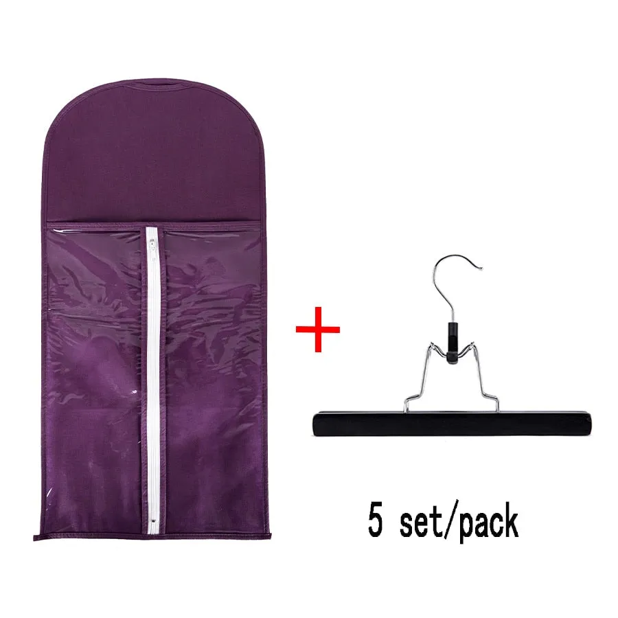 5/10Pcs Wig Storage Bag With Hanger