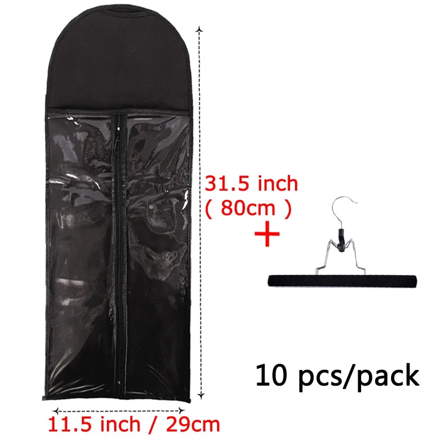 5/10Pcs Wig Storage Bag With Hanger