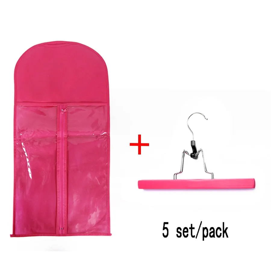 5/10Pcs Wig Storage Bag With Hanger