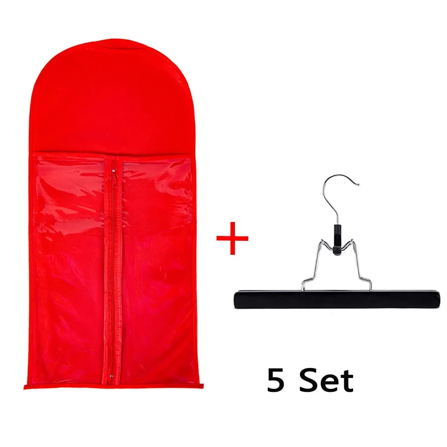 5/10Pcs Wig Storage Bag With Hanger