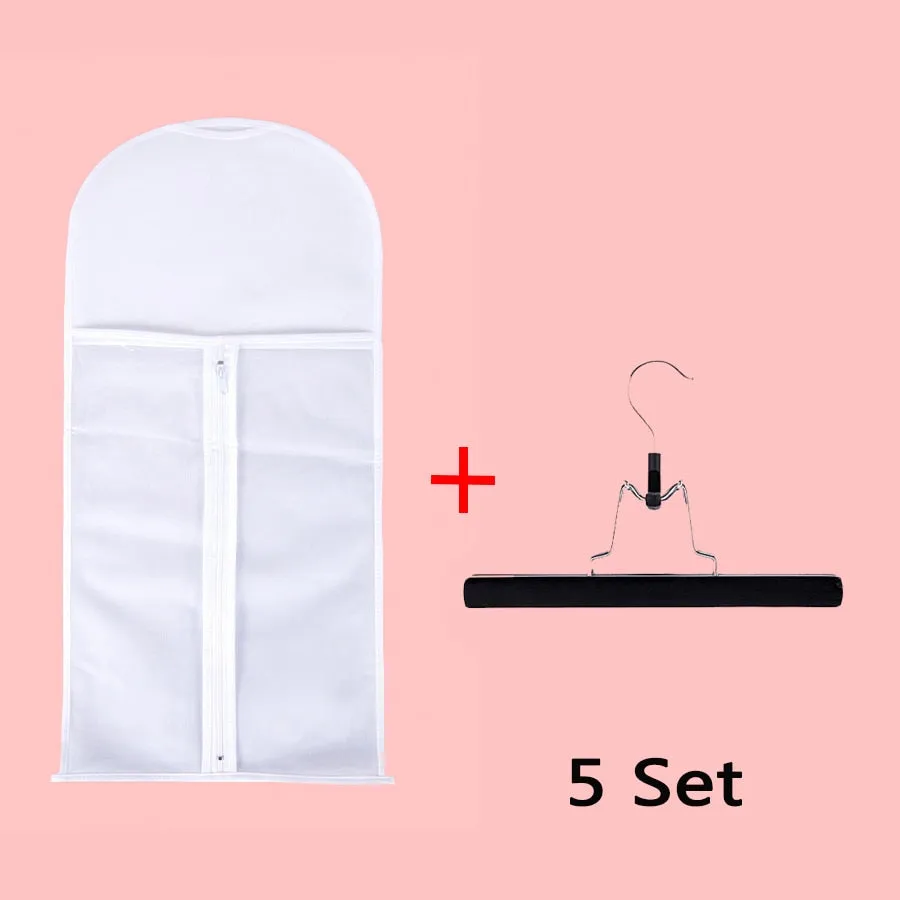 5/10Pcs Wig Storage Bag With Hanger
