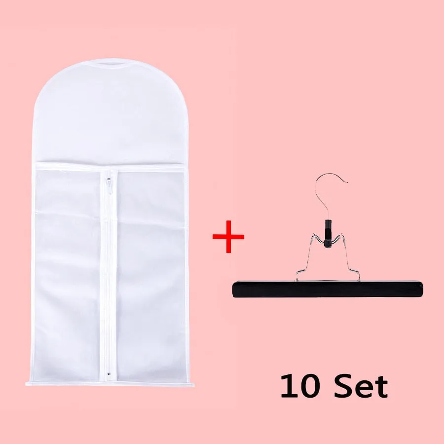 5/10Pcs Wig Storage Bag With Hanger