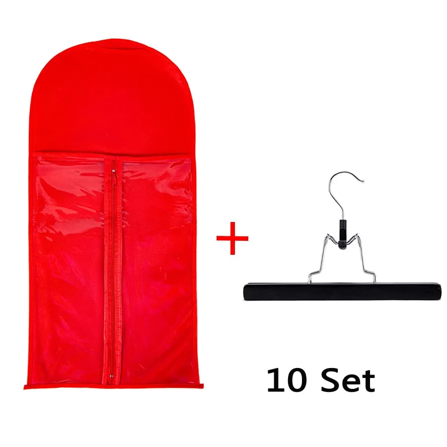 5/10Pcs Wig Storage Bag With Hanger
