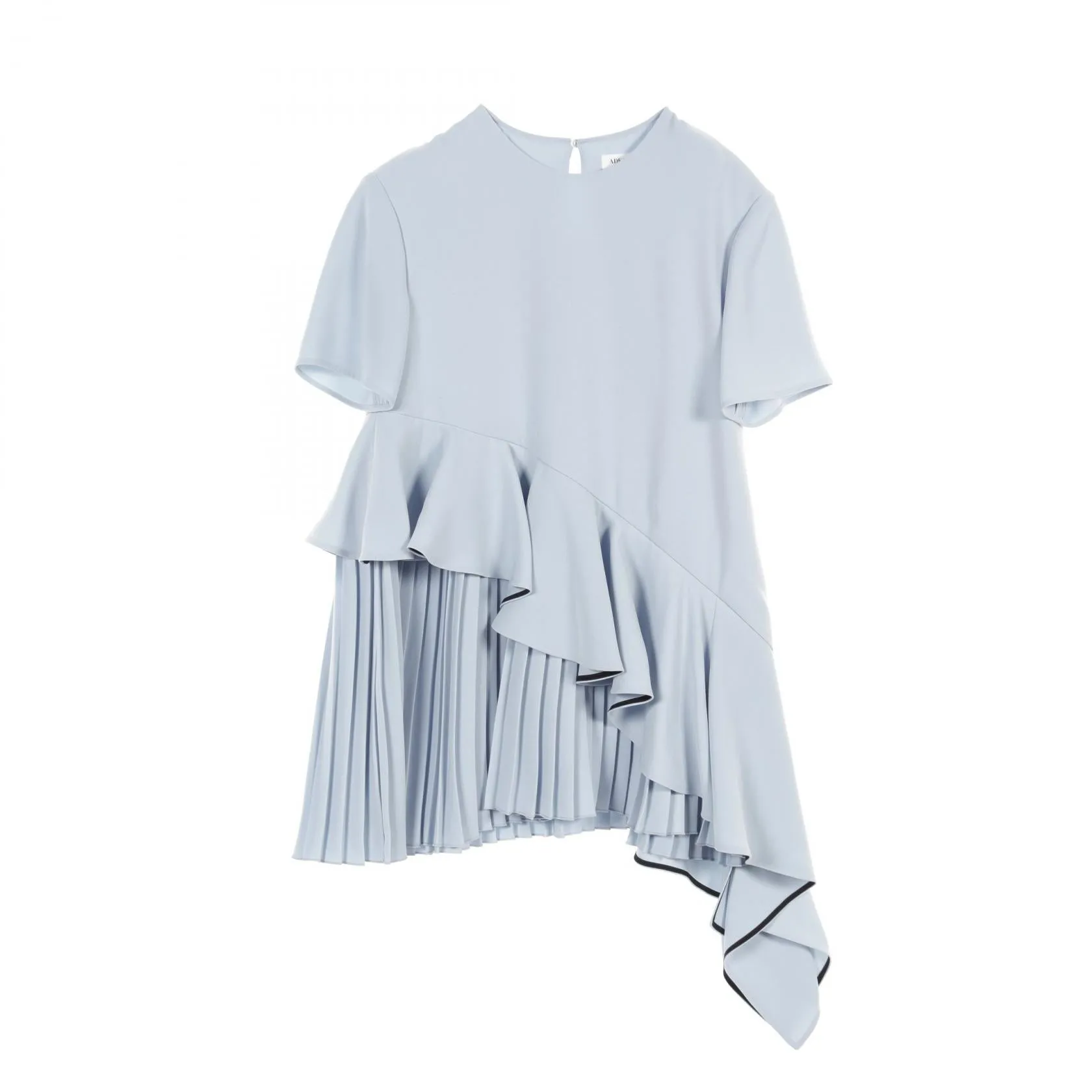 ADEAM Polyester Tunic Top Blue