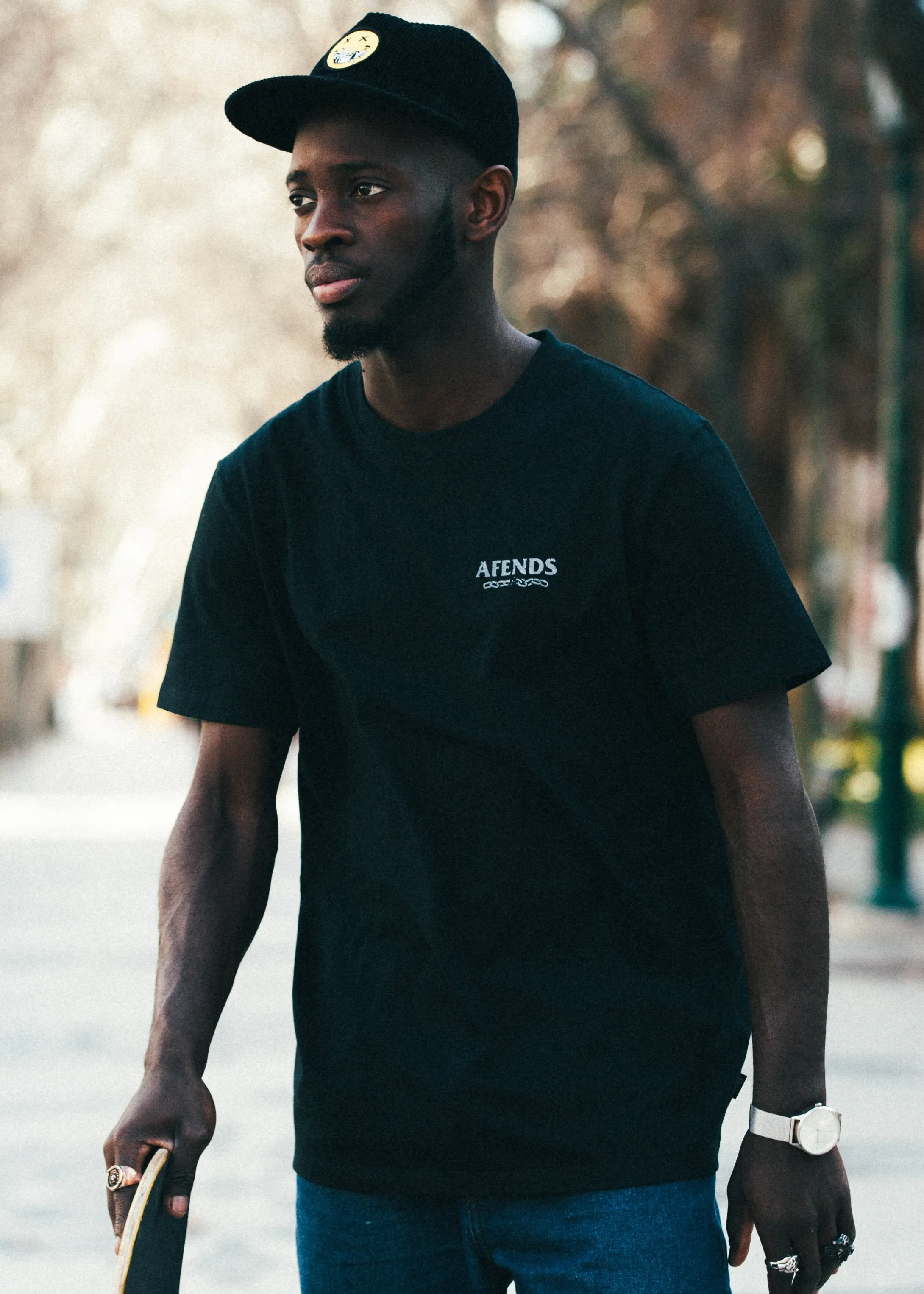 Afends Mens World Is Yours - Standard Fit Tee