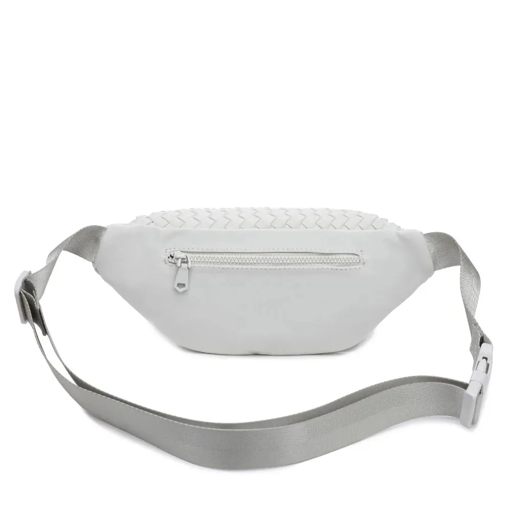 Aim High Woven Neoprene Belt Bag Fanny Pack Sling Bag Bone