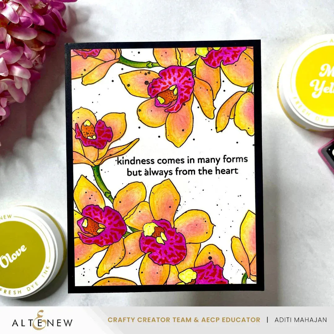 Altenew Build-A-Garden: Alluring Orchids Add-on Die Set
