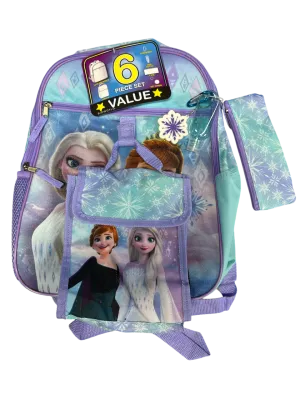 Backpack 6pc Set Frozen