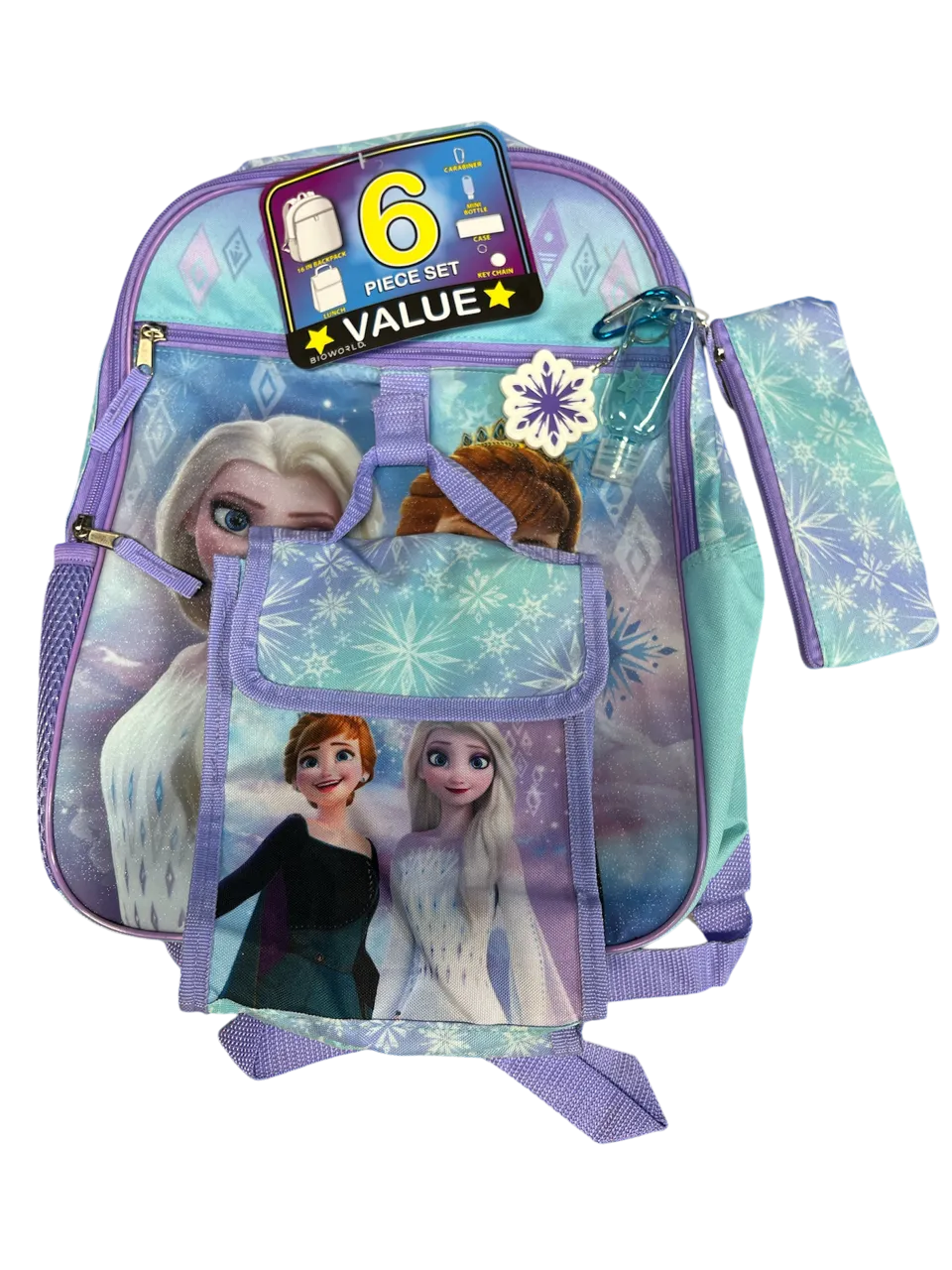 Backpack 6pc Set Frozen