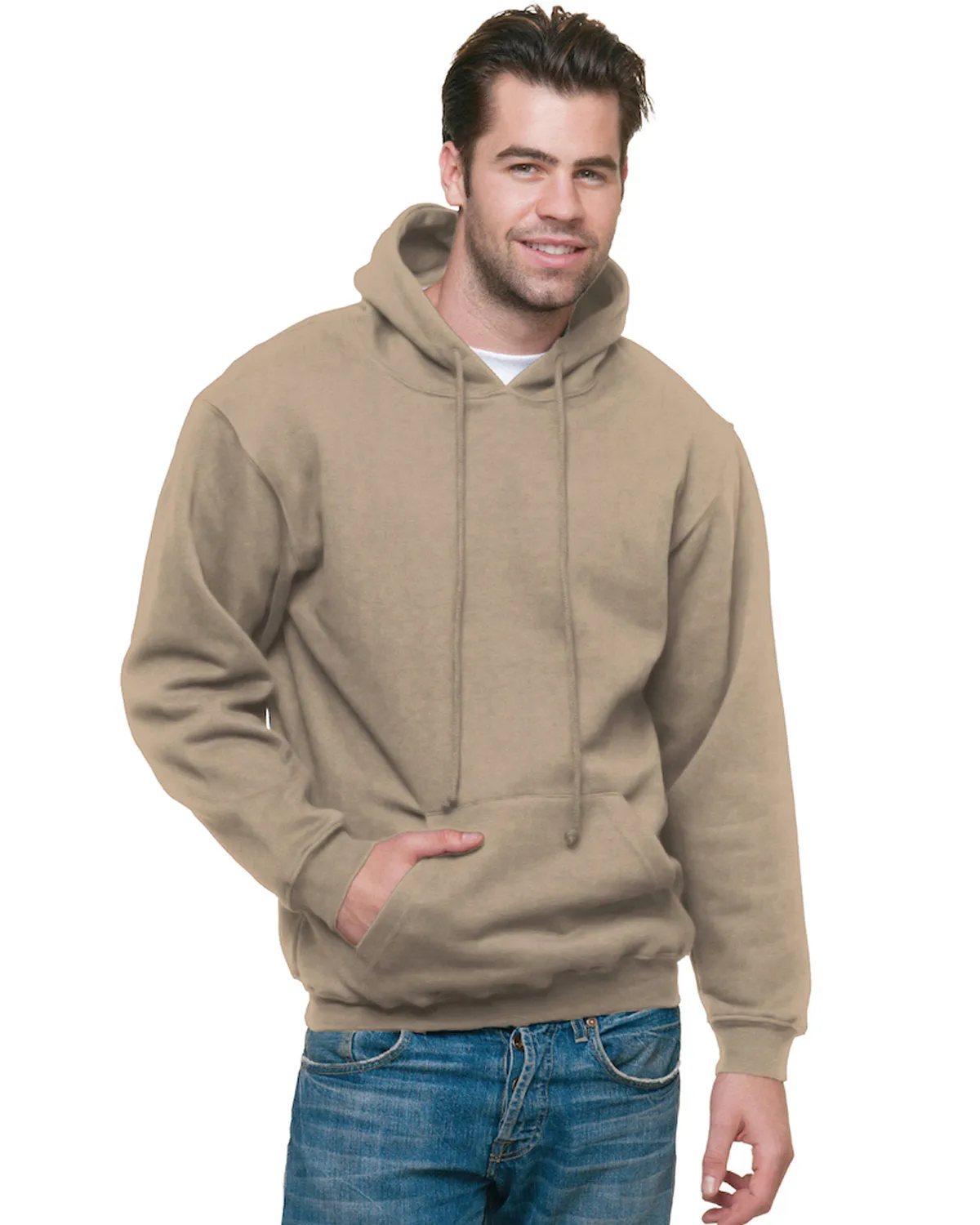Bayside Men's USA-Made Hooded Sweatshirt