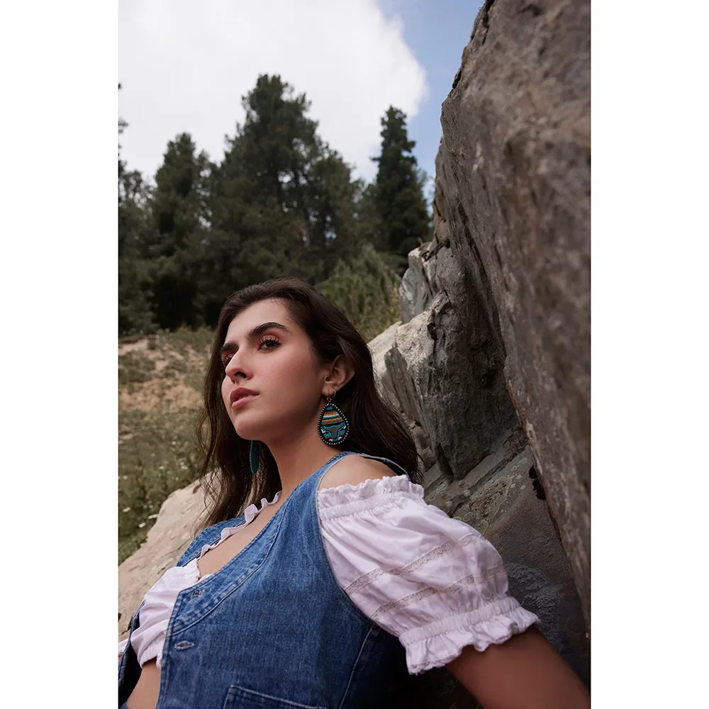 Bison Head Mesa Earrings