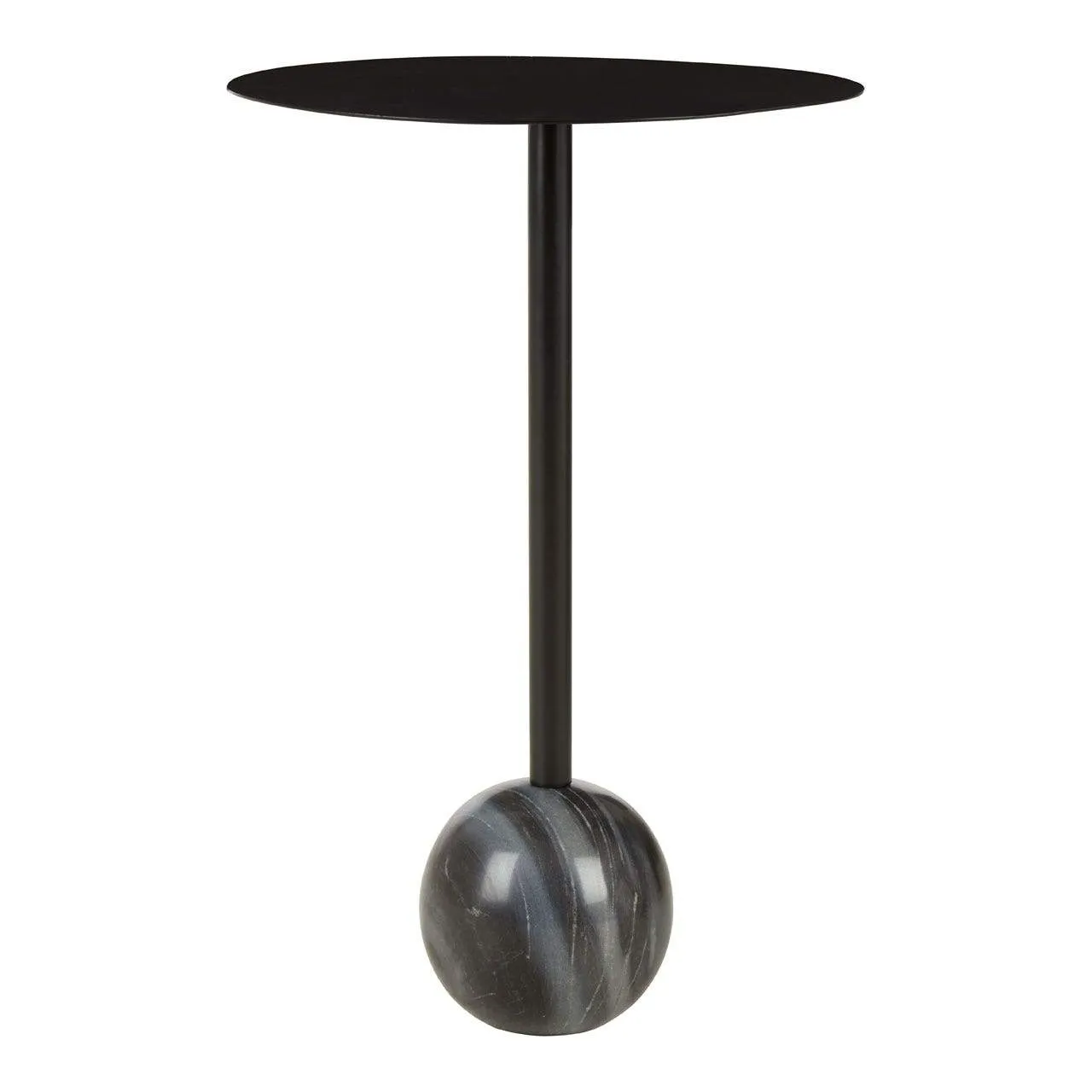 Black Marble Base Side Table