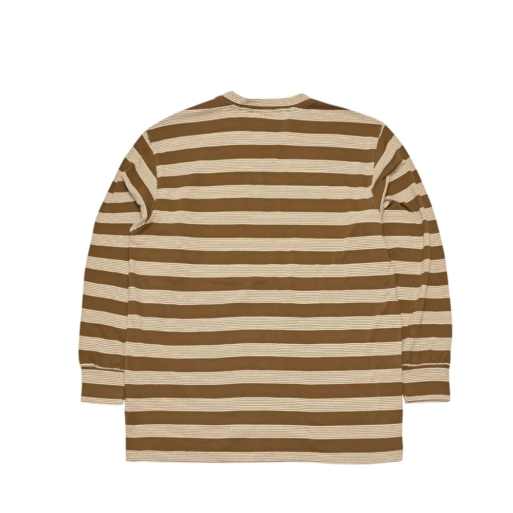 BS WAPPEN LONG SLEEVE KHAKI STRIPE