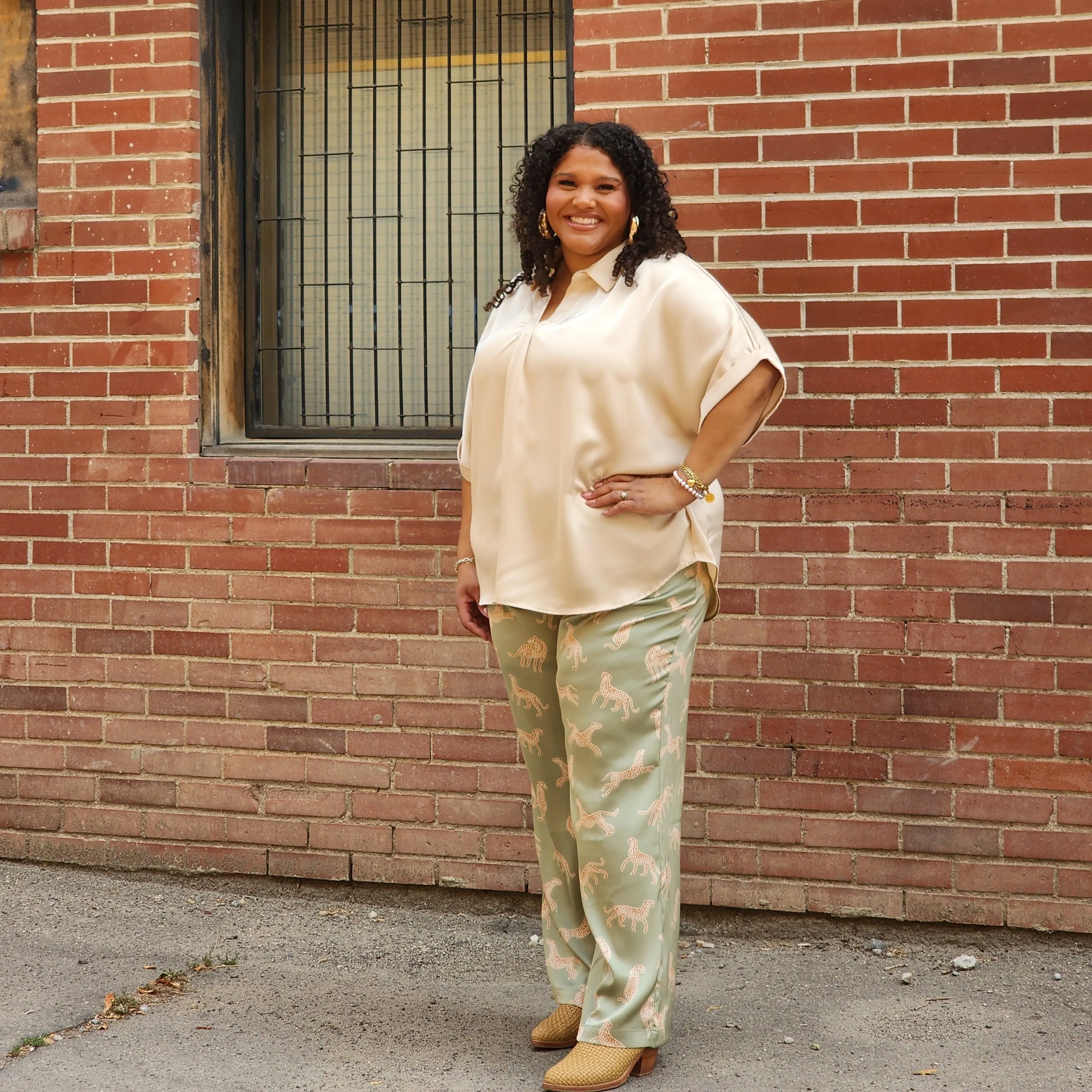 Calista Satin Blouse