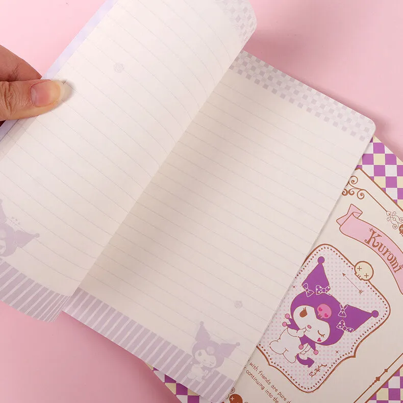 Campus Checkered Pattern Sanrio Loose-leaf Notbooks A5
