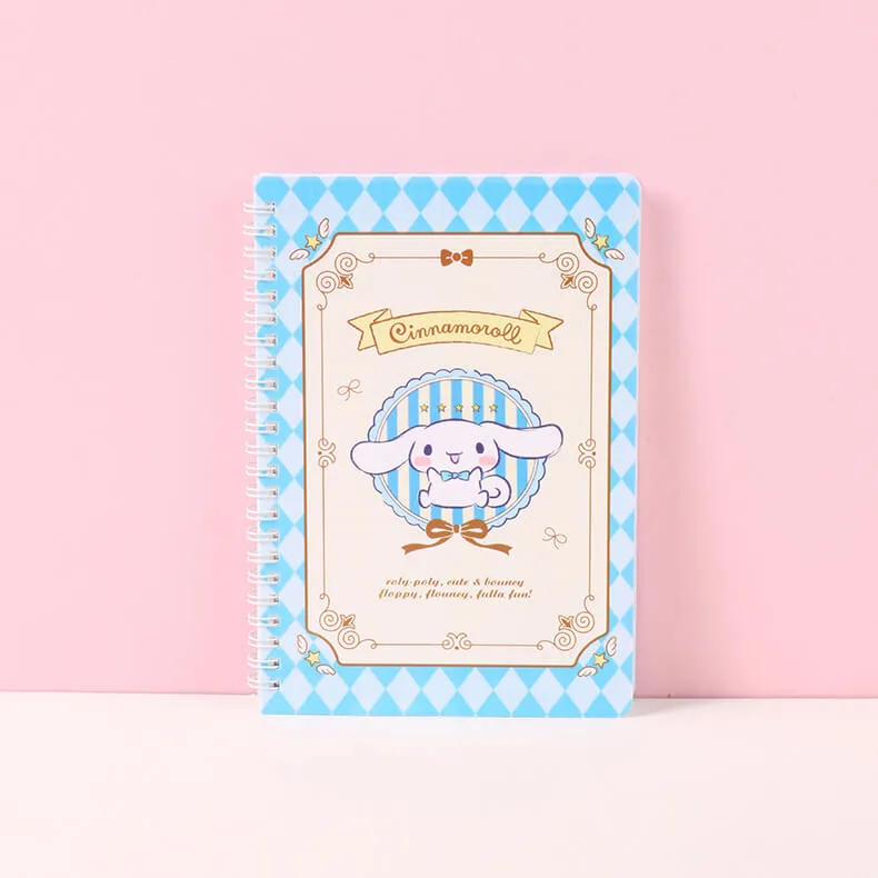 Campus Checkered Pattern Sanrio Loose-leaf Notbooks A5