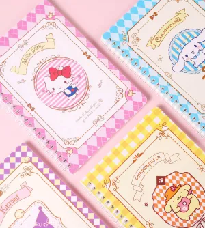 Campus Checkered Pattern Sanrio Loose-leaf Notbooks A5