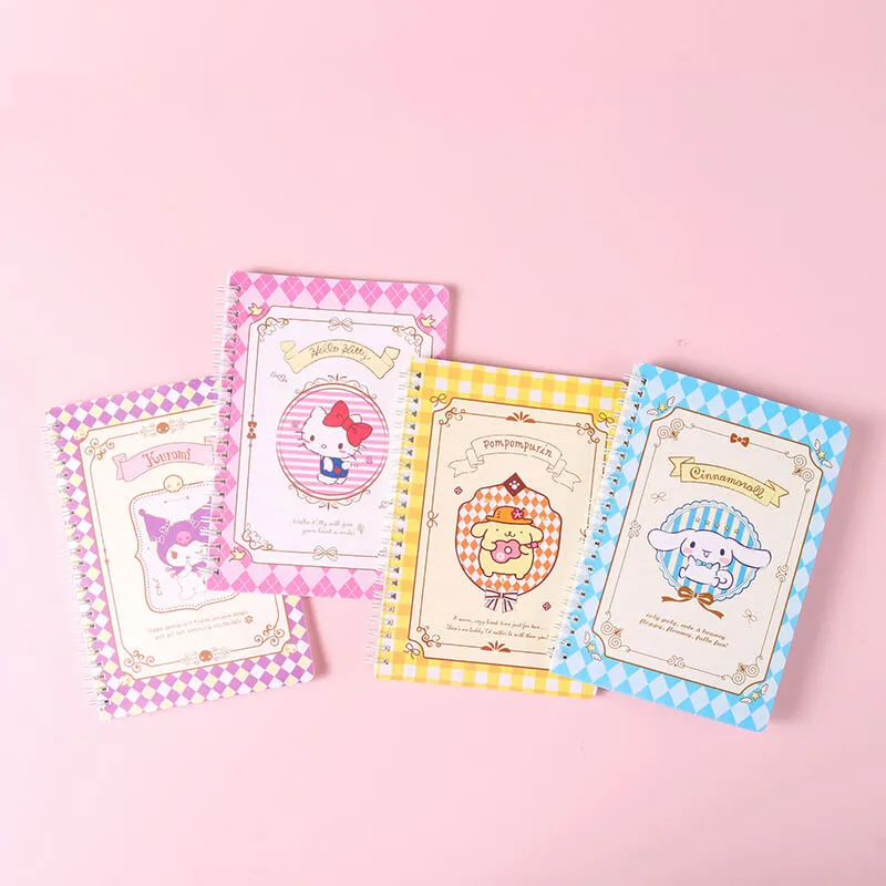 Campus Checkered Pattern Sanrio Loose-leaf Notbooks A5