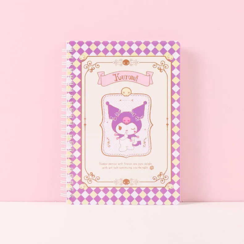 Campus Checkered Pattern Sanrio Loose-leaf Notbooks A5