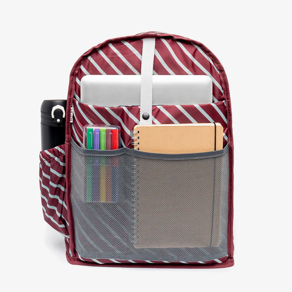 Capsule Backpack Stripes Concrete Block
