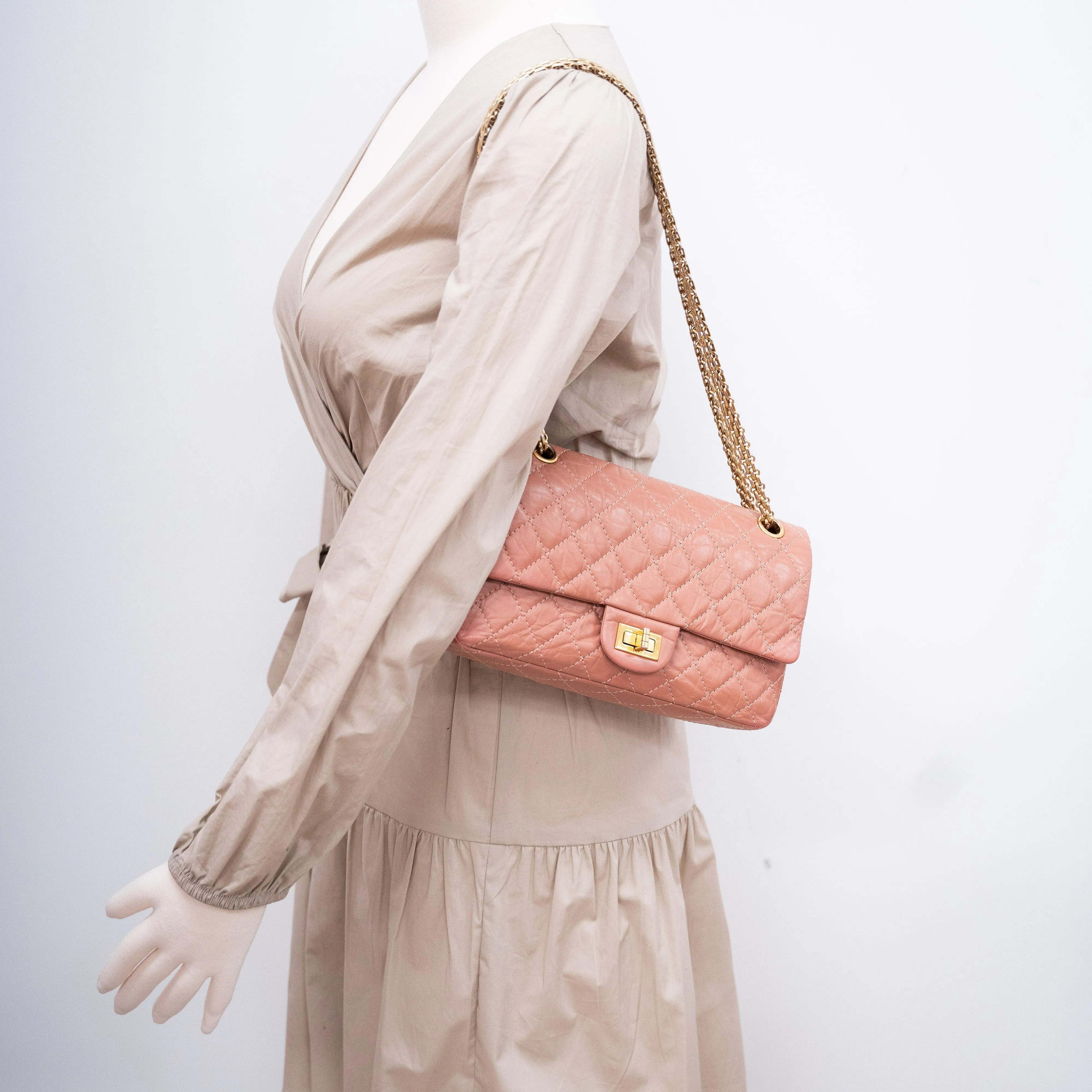 Chanel 17A Small Reissue 225 Terracotta brown