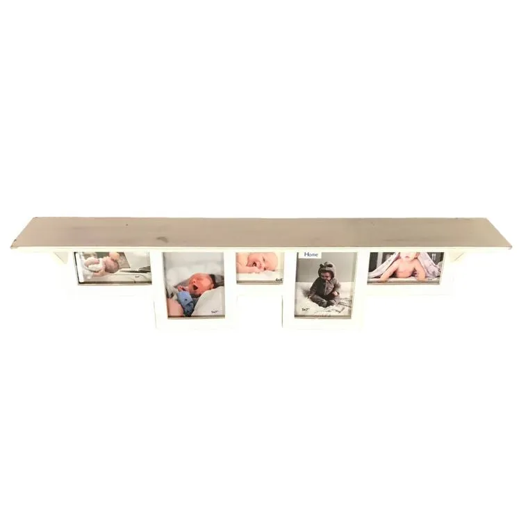 Chesapeake Collage 5 Photo Wall Frame Display Shelf