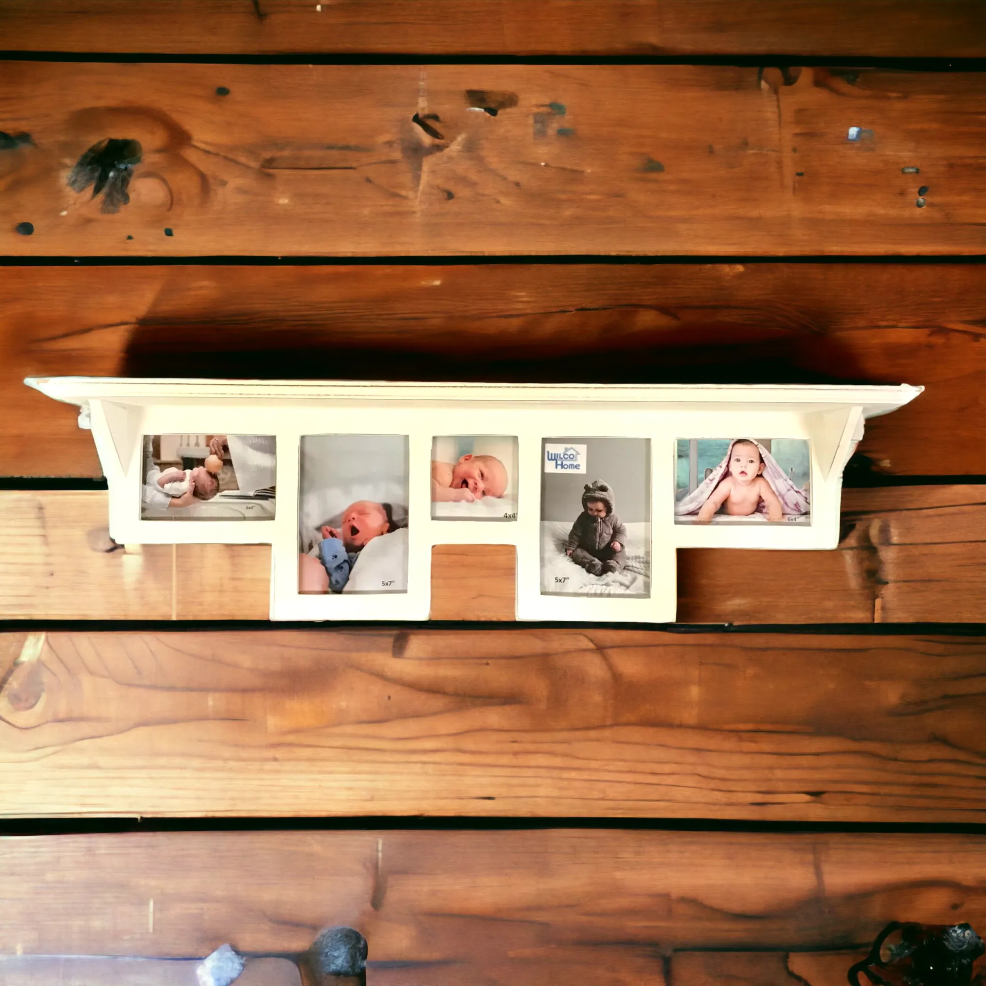 Chesapeake Collage 5 Photo Wall Frame Display Shelf