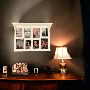 Chesapeake Collage 8 Photo Wall Frame Display Shelf