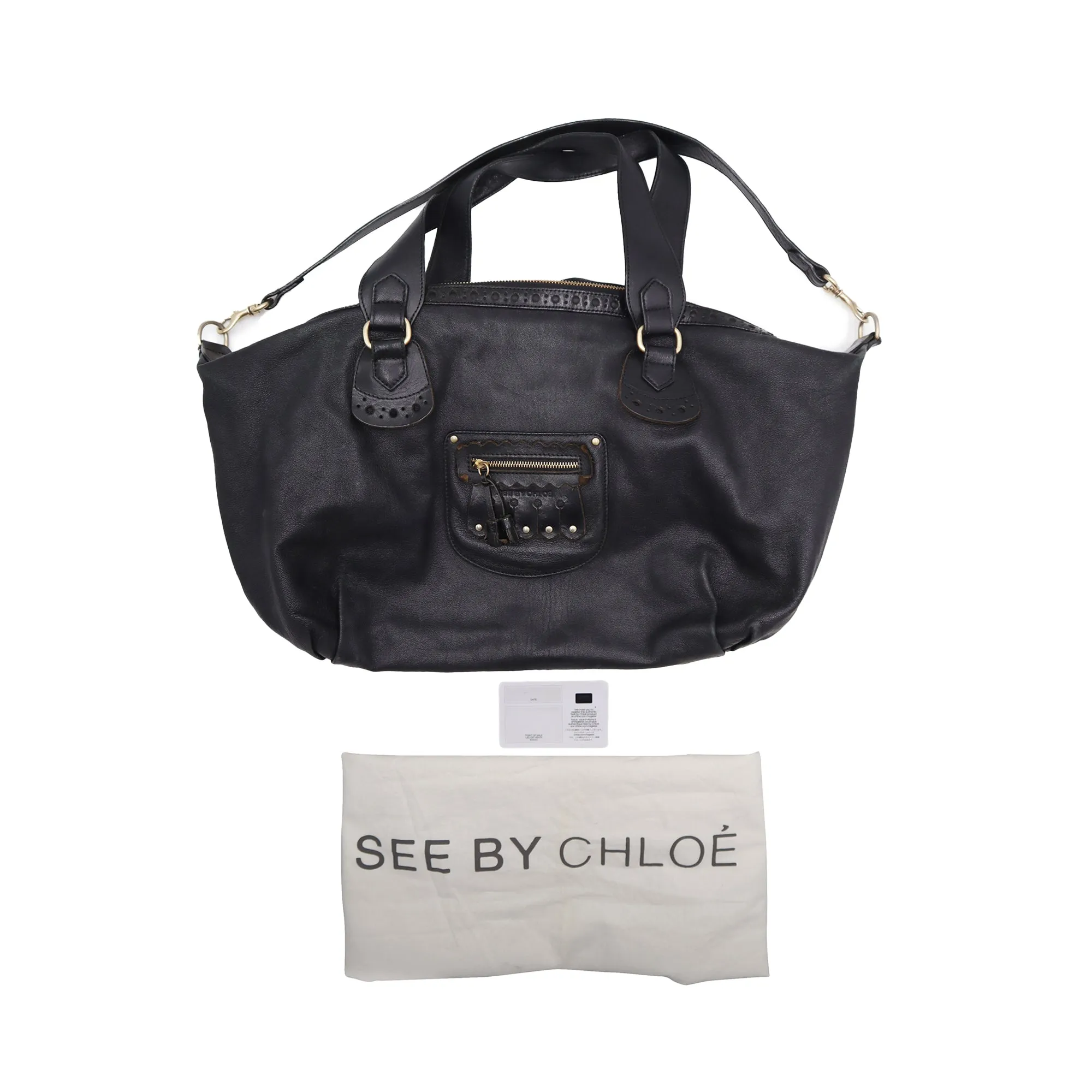 Chloe See By Chloe Leather Handbag