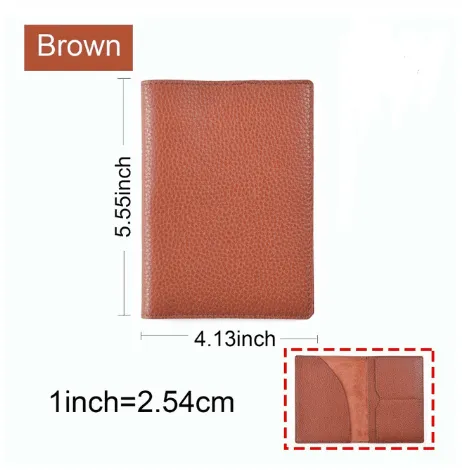 Cowhide Vintage Passport Holder
