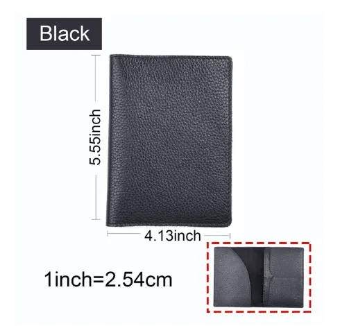 Cowhide Vintage Passport Holder