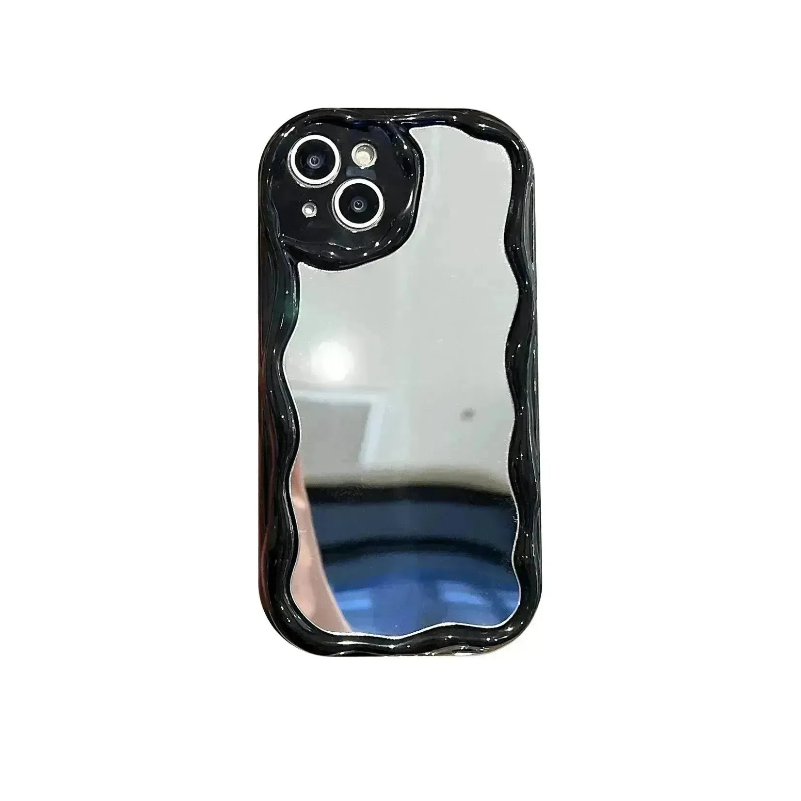 Cream Pattern Mirror Phone Case Drop-resistant Transparent Case