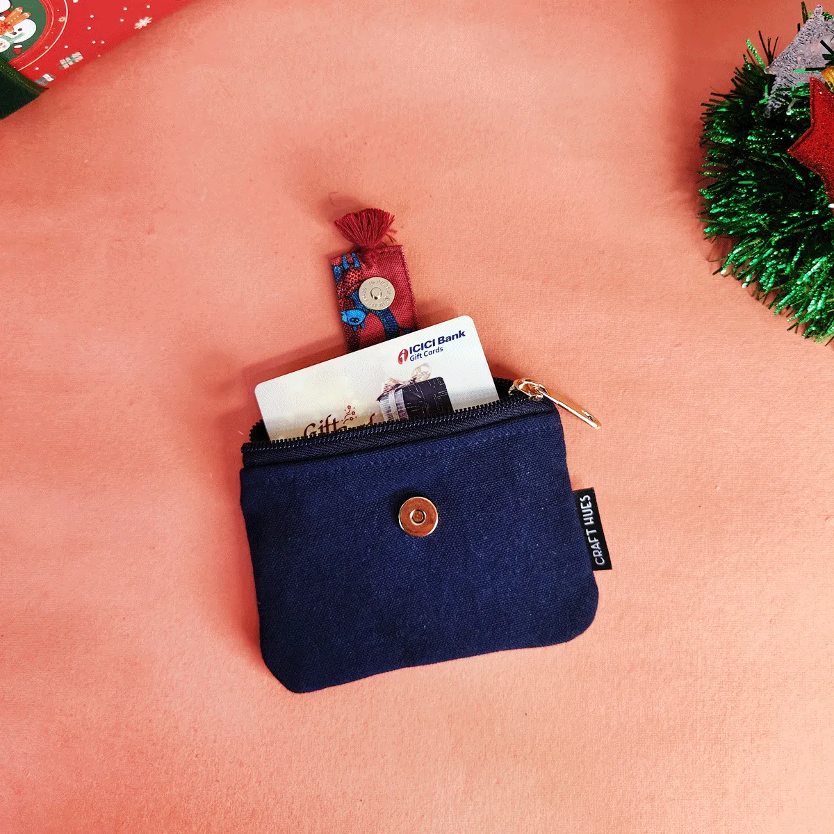 Crimson Charm Combo- Sling, Mini Wallet, Passport Case, Pouch