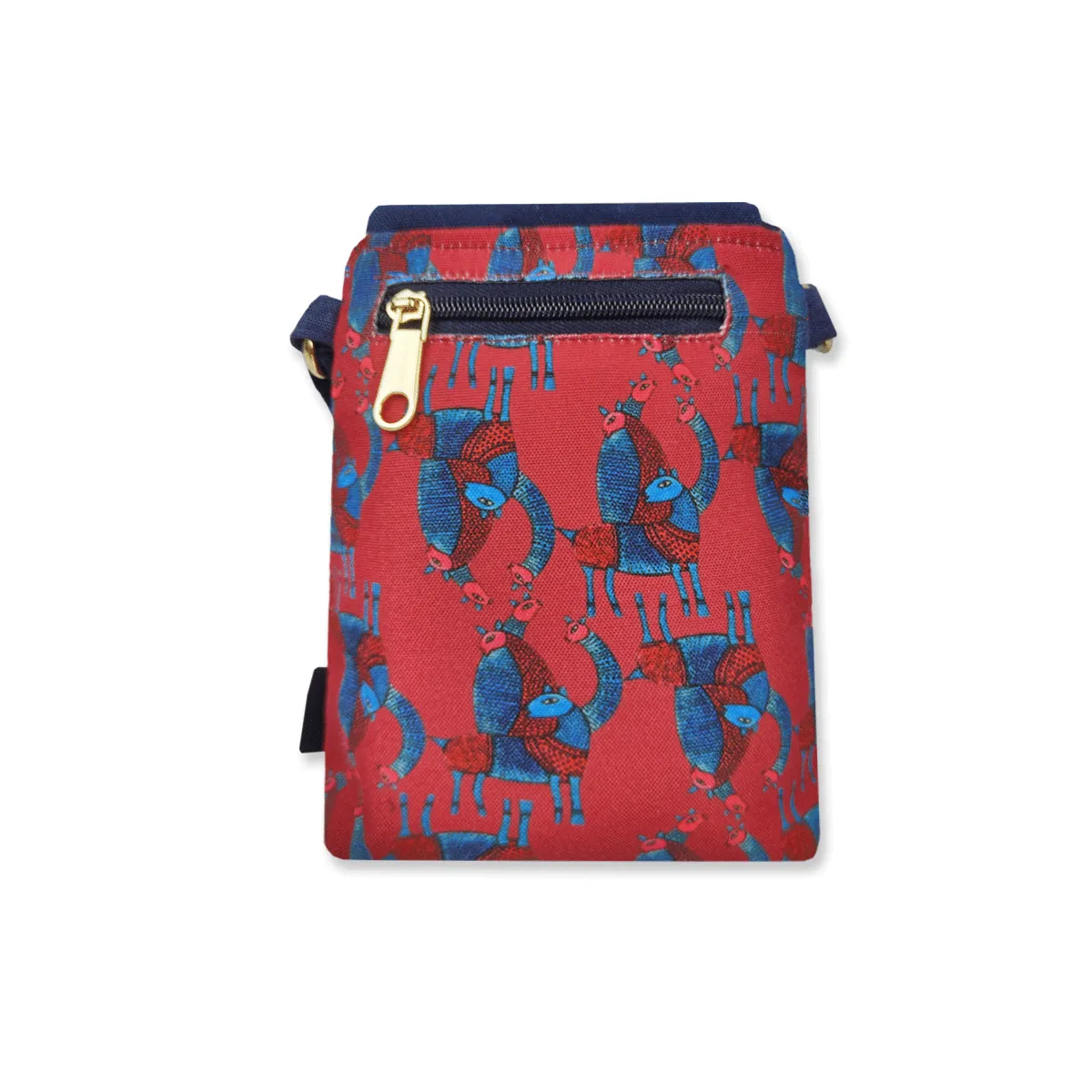 Crimson Charm Combo- Sling, Mini Wallet, Passport Case, Pouch