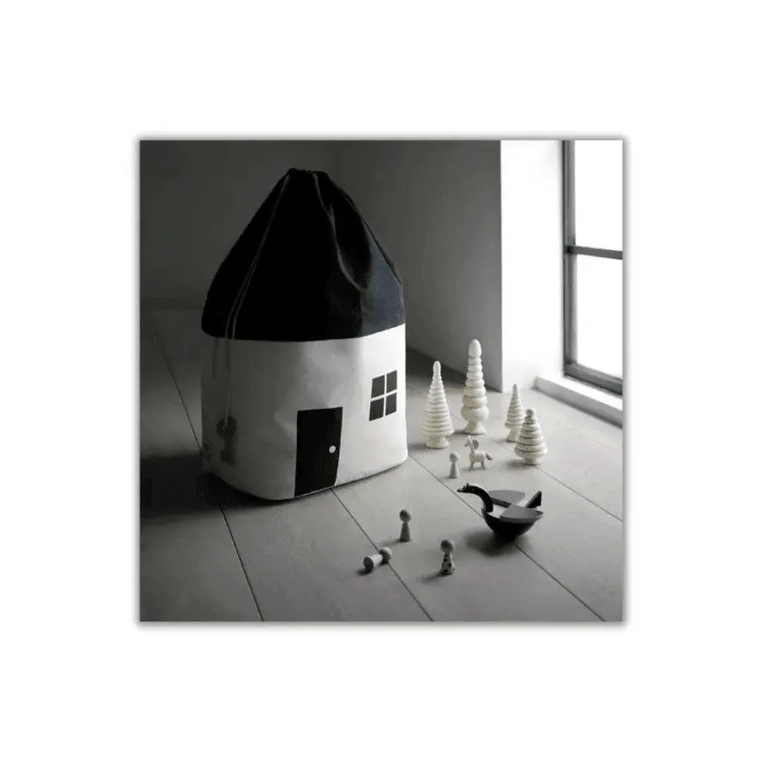 Cute Nordic Style House Storage Bag
