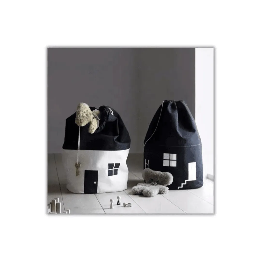Cute Nordic Style House Storage Bag