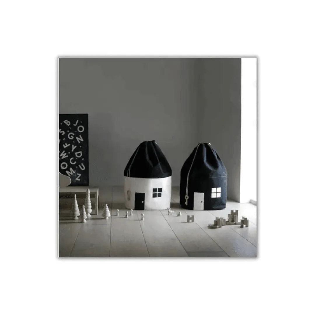 Cute Nordic Style House Storage Bag