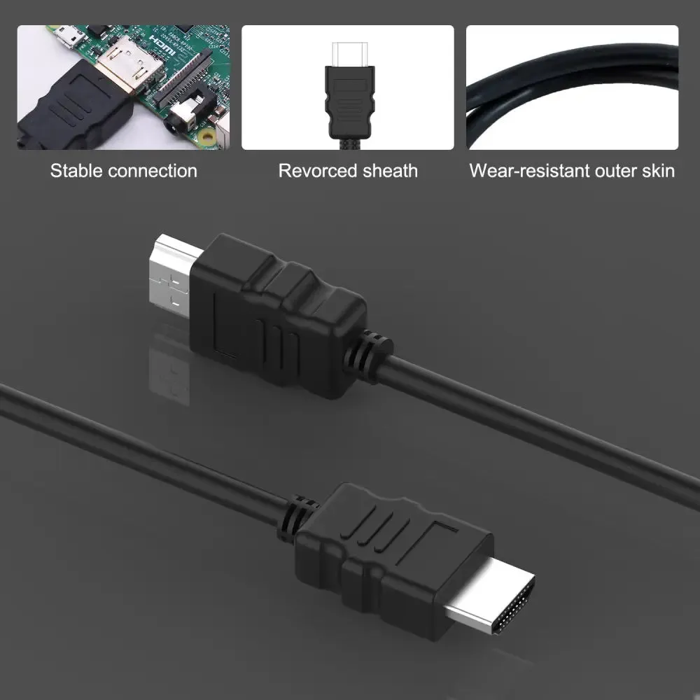 Double HDMI cable for Raspberry Pi 3B /3B/2B--50CM