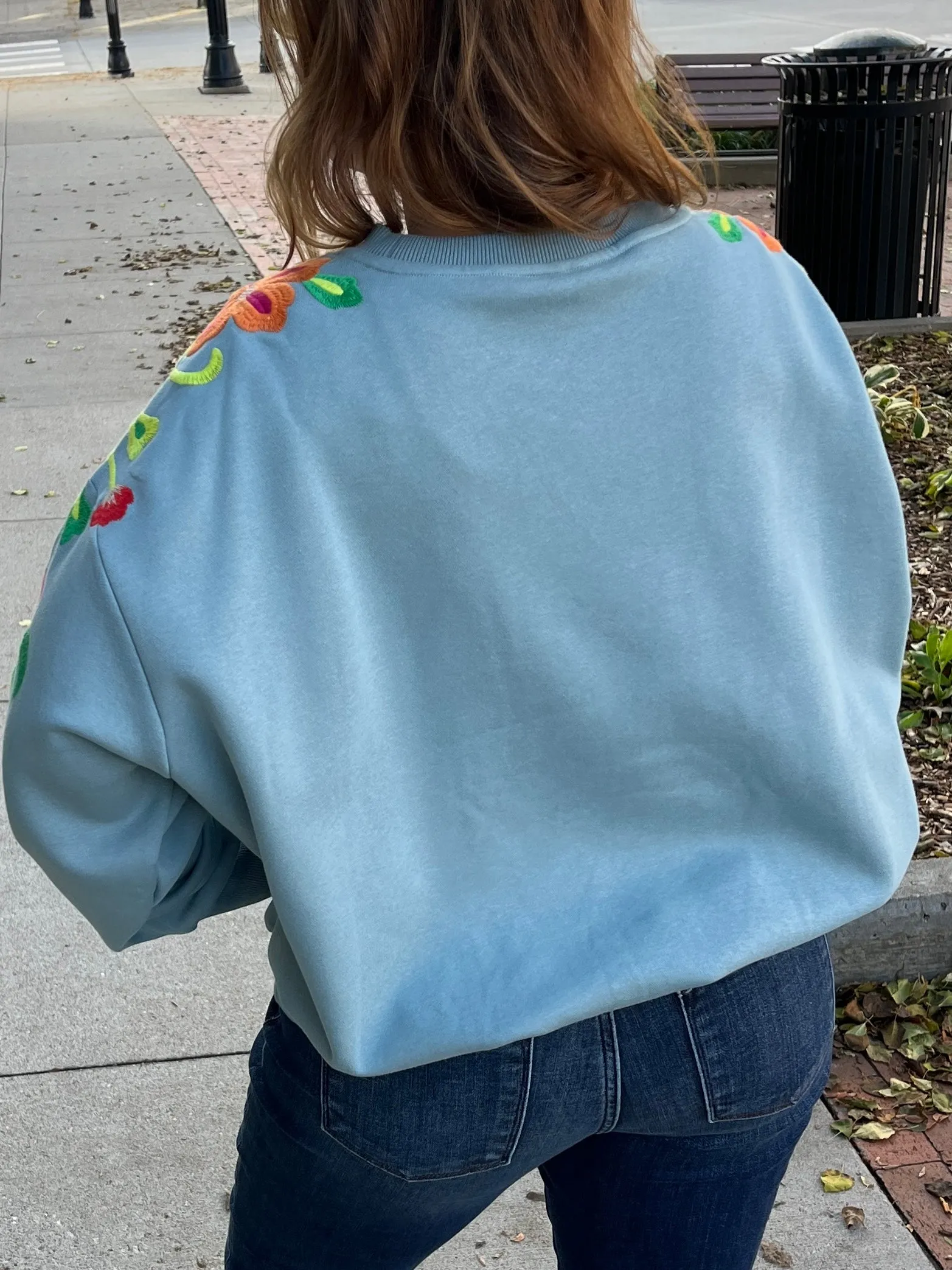 Embroidered Crewneck