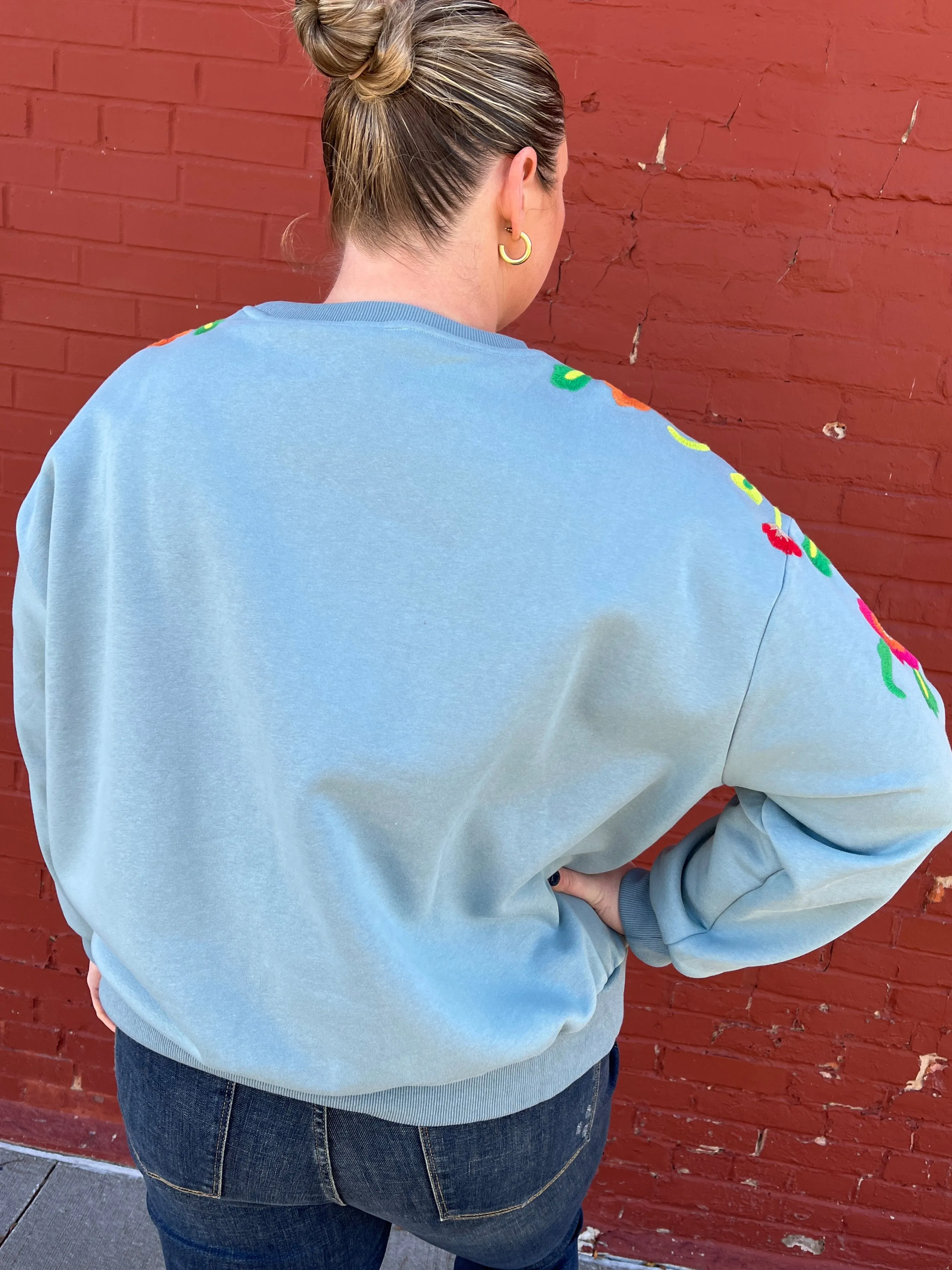 Embroidered Crewneck