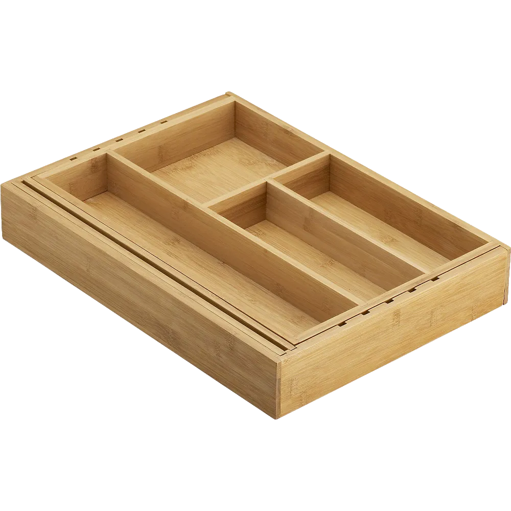Expandable Bamboo Gadget Tray