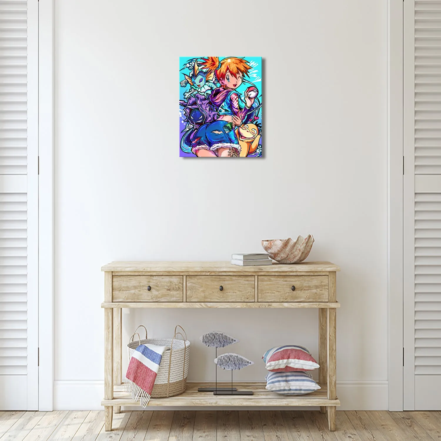 Female Gym Leader Canvas Wall Art