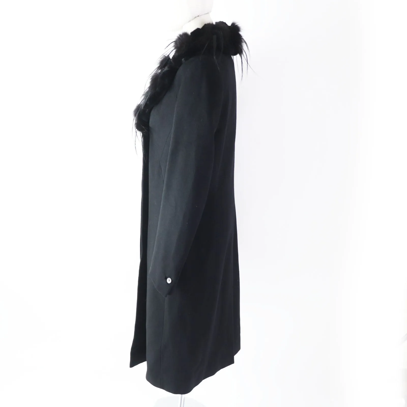 FENDI coat FF5183 wool black 42