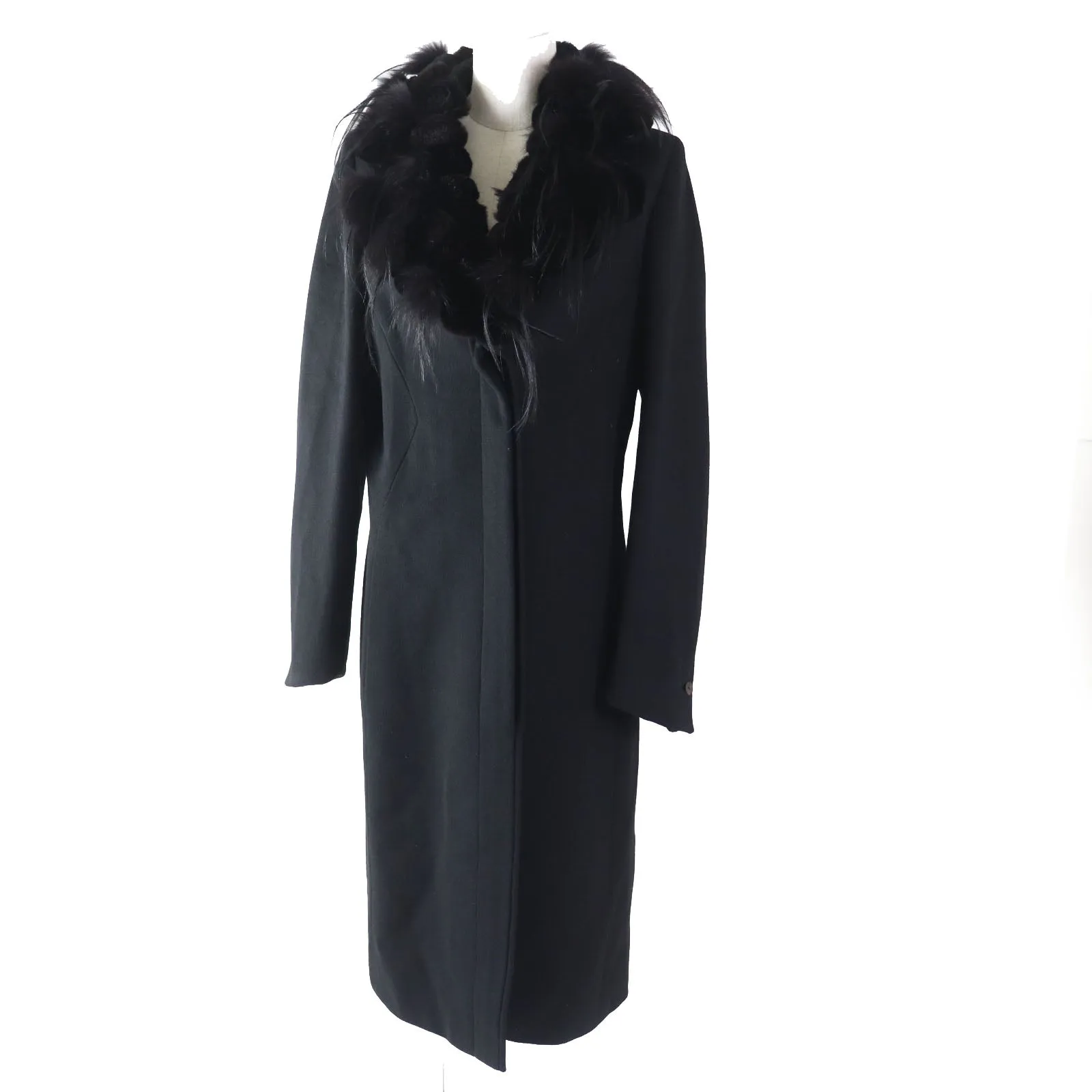 FENDI coat FF5183 wool black 42