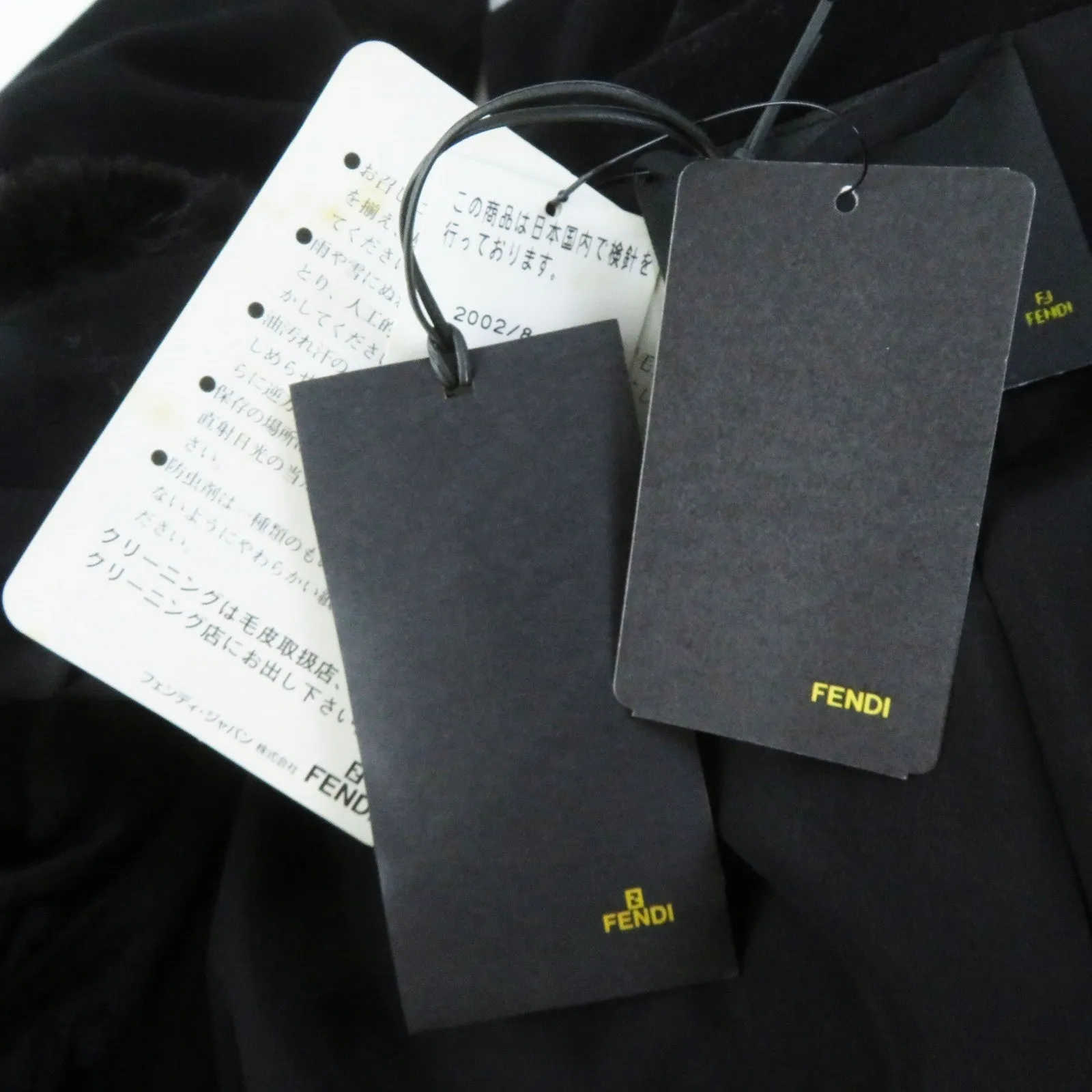 FENDI coat FF5183 wool black 42