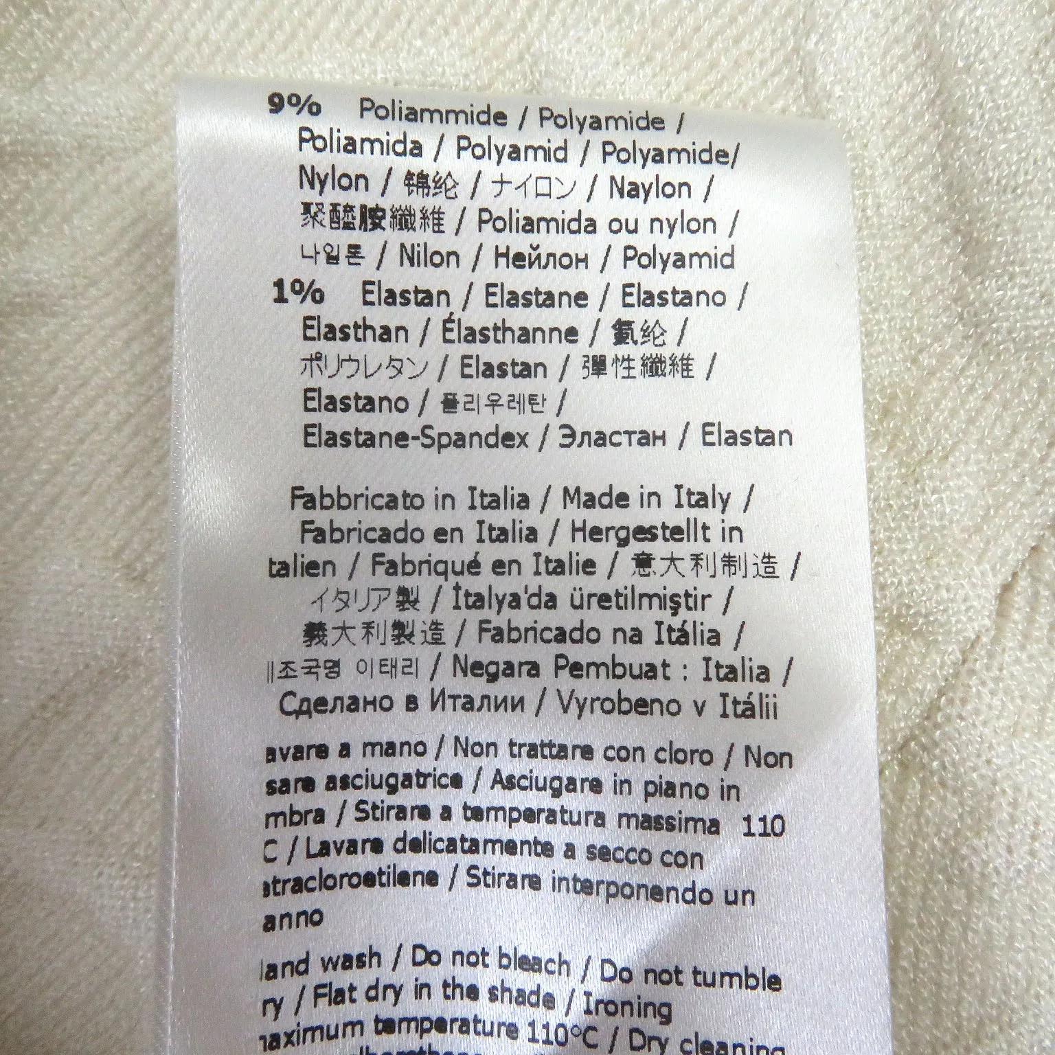 FENDI one piece Rayon Ivory 36