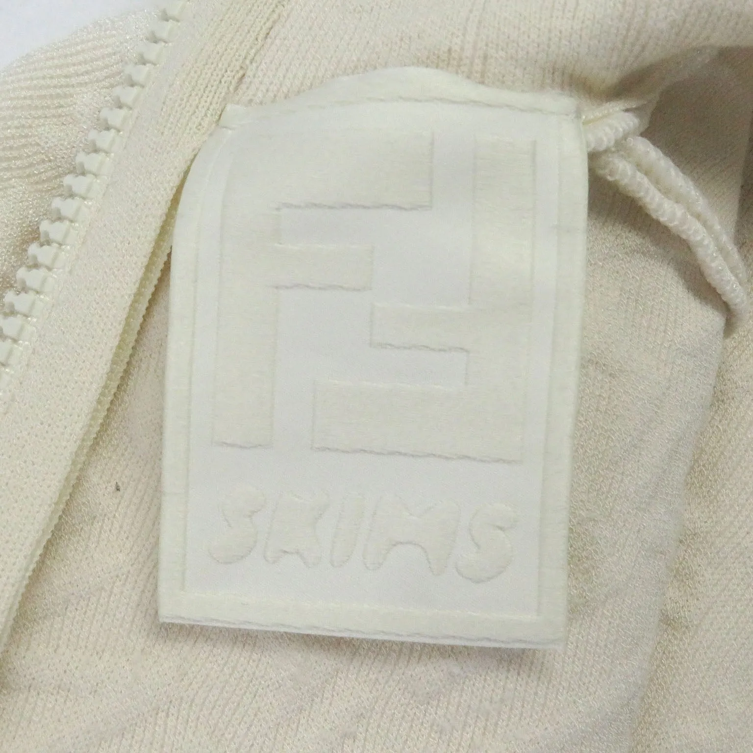 FENDI one piece Rayon Ivory 36