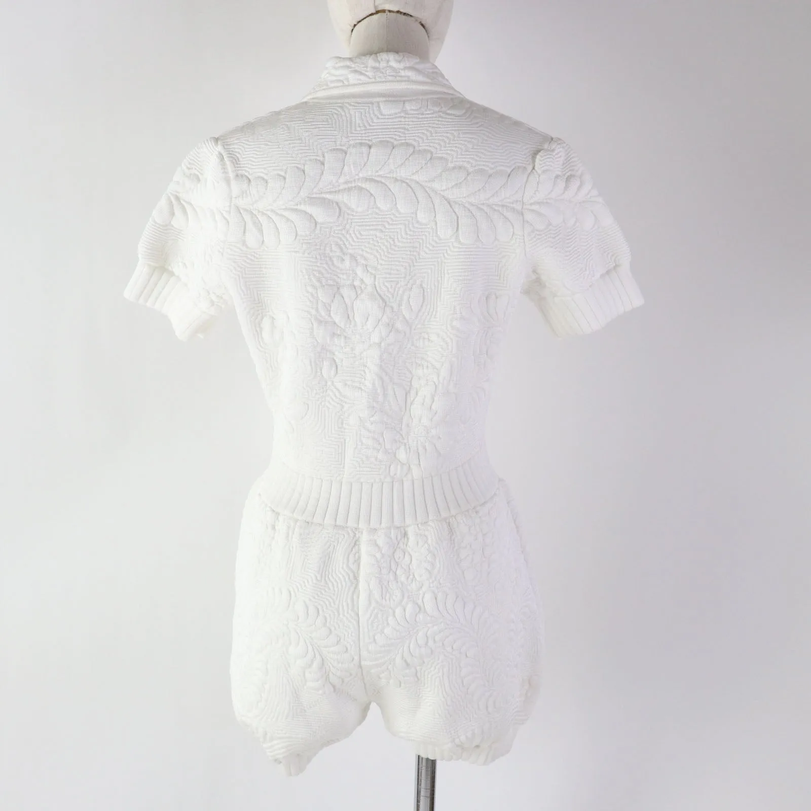 FENDI overalls FZD880 Rayon white 38