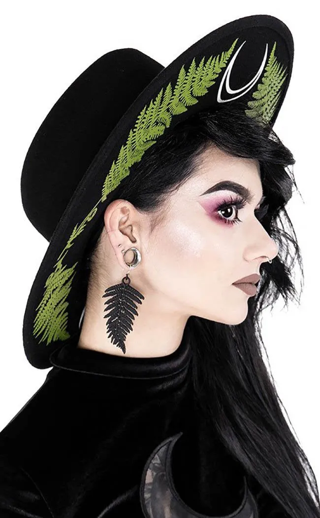 Fern Earrings | Black