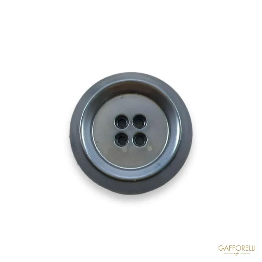 Four-hole Button with Edge- Art. D415 - Gafforelli Srl